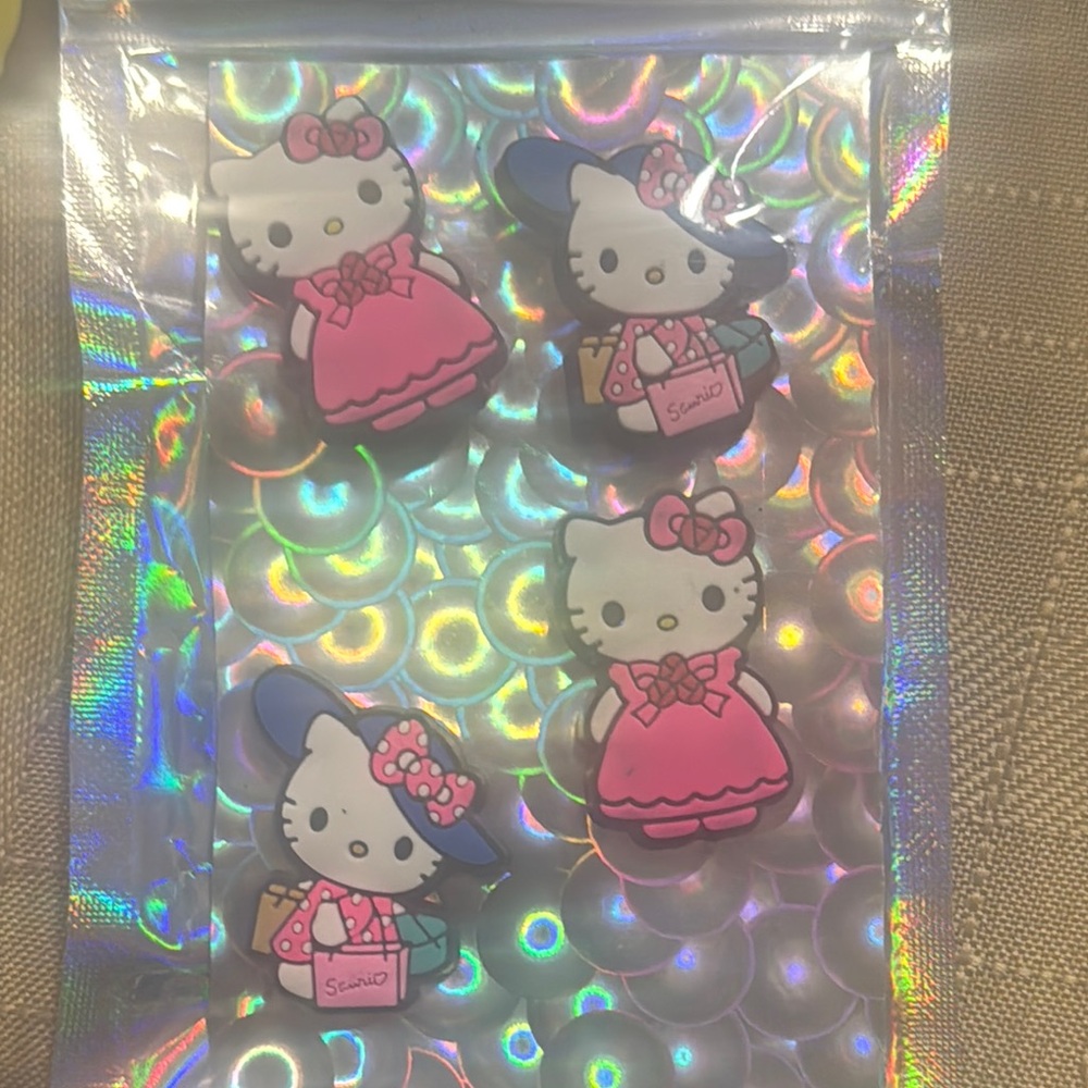 Cute Hello Kitty Croc Charms
